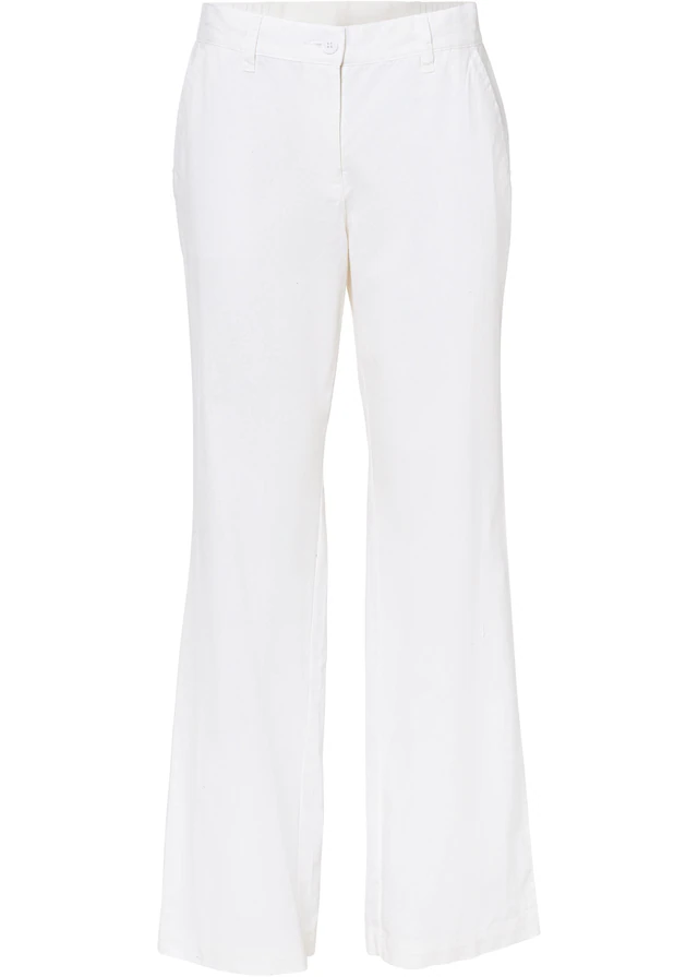 bonprix Leinenhose aus Leinen-Baumwoll-Mix, Loose Fit, komfortable Leibhöhe
