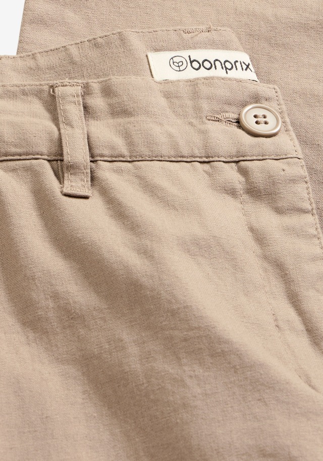 bonprix Leinenhose aus Leinen-Baumwoll-Mix, Loose Fit, komfortable Leibhöhe