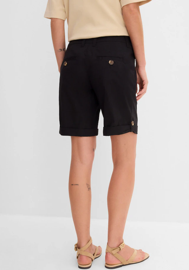 bonprix Bermudas »Stretch Bermuda« mit krempelbaren Beinen, Regular Fit