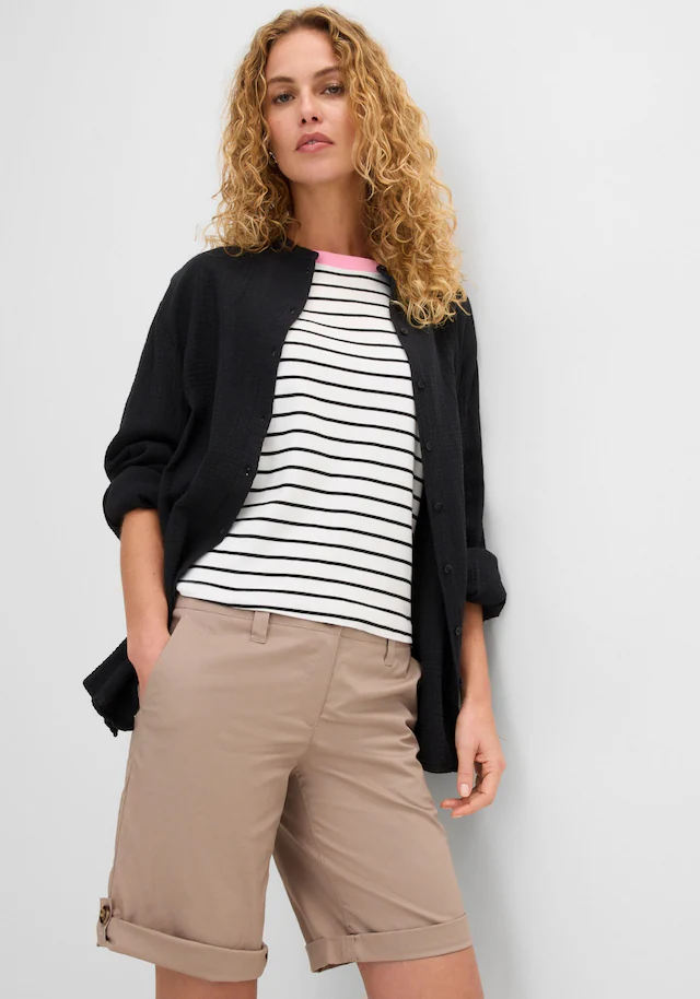 bonprix Bermudas »Stretch Bermuda« mit krempelbaren Beinen, Regular Fit