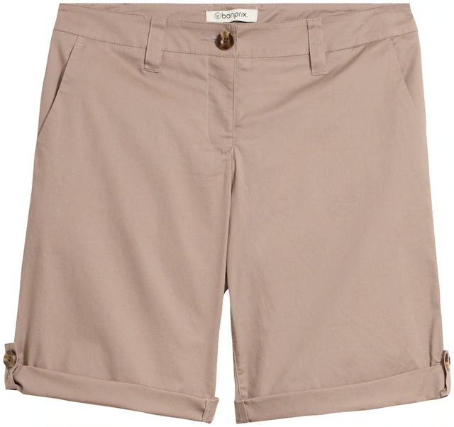 bonprix Bermudas »Stretch Bermuda« mit krempelbaren Beinen, Regular Fit
