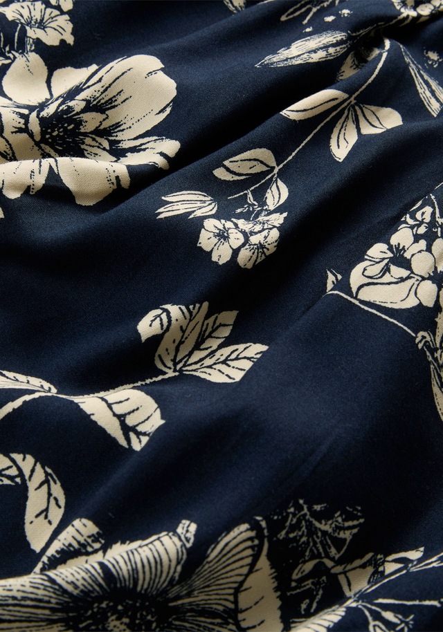 bonprix Maxirock aus Viskose, Maxilänge, lockere Passform, bedrucktes Design