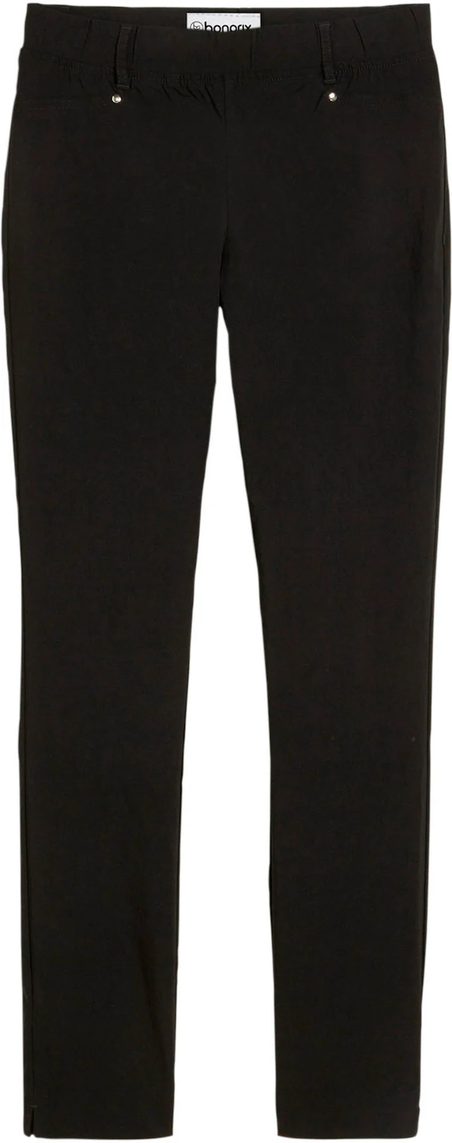 bonprix »Stretch-Hose in Schlupfform« aus Viskose, Slim Fit Passform, Schlupfform mit Gürtelschlaufen