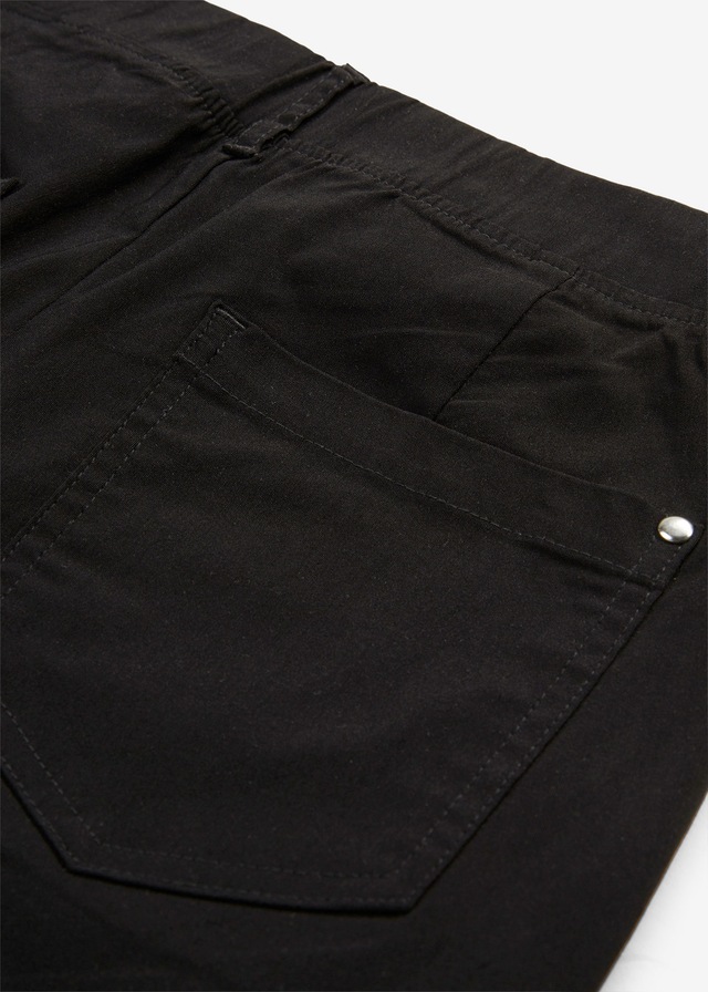 bonprix »Stretch-Hose in Schlupfform« aus Viskose, Slim Fit Passform, Schlupfform mit Gürtelschlaufen