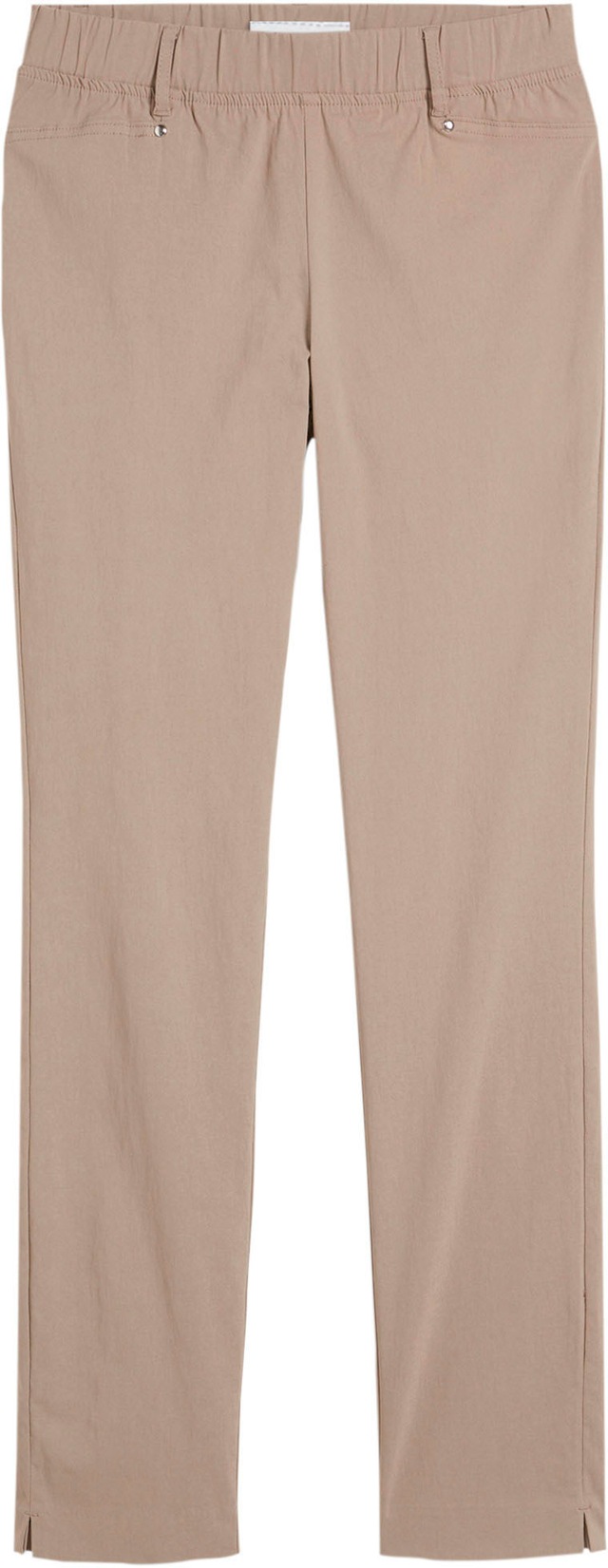 bonprix »Stretch-Hose in Schlupfform« aus Viskose, Slim Fit Passform, Schlupfform mit Gürtelschlaufen