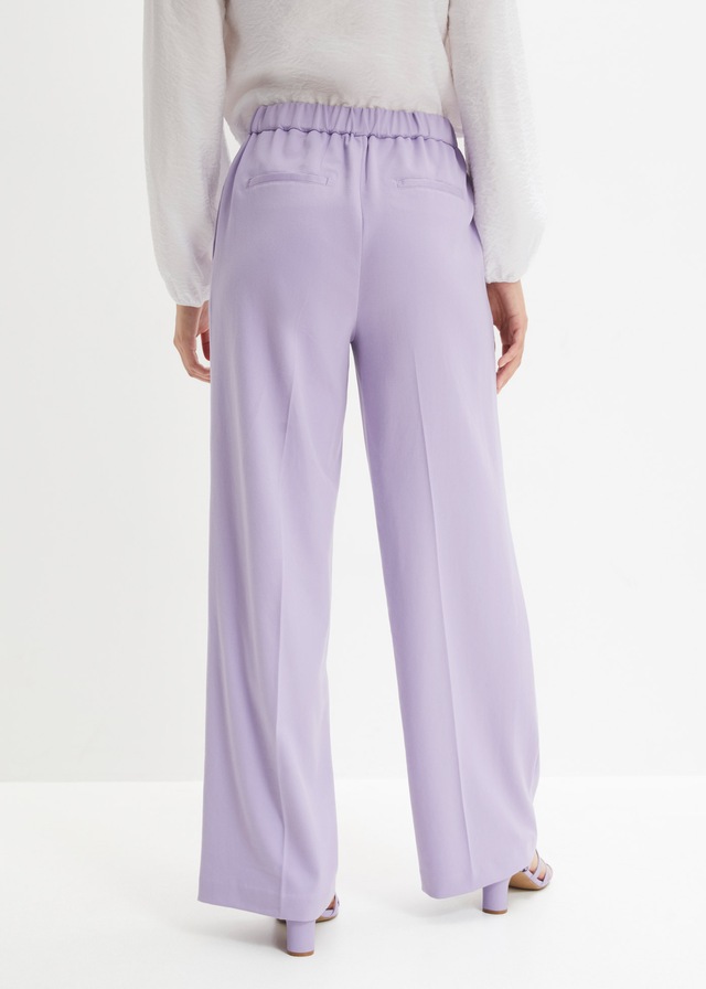 bonprix Bundfaltenhose »Bundfaltenhose« aus Polyester, Viskose und Elasthan, Loose Fit, festlicher Stil