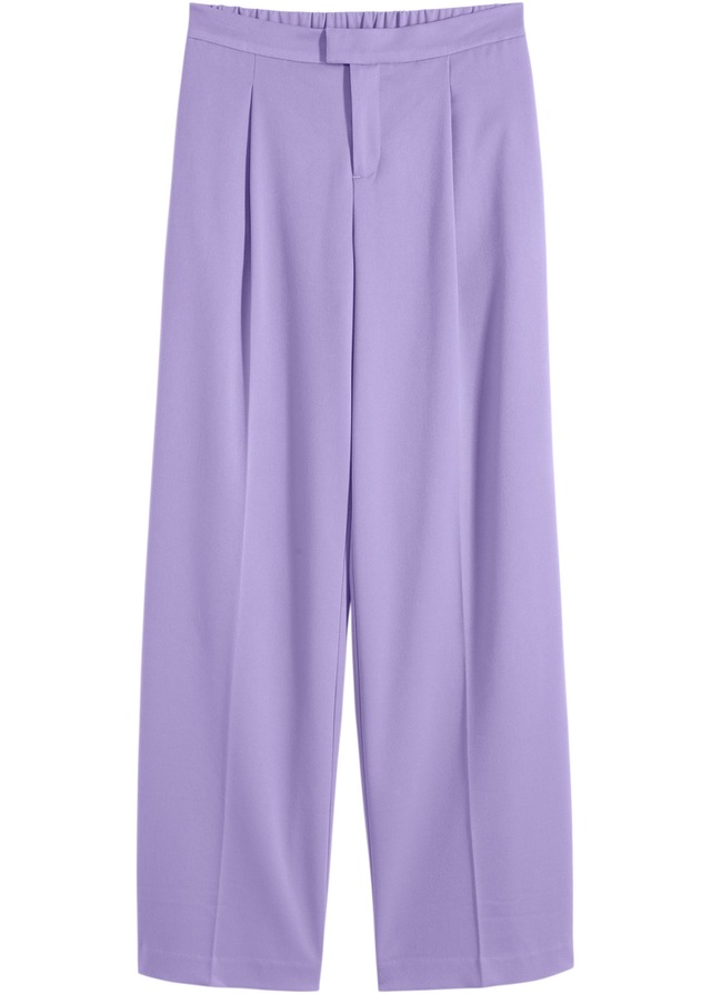 bonprix Bundfaltenhose »Bundfaltenhose« aus Polyester, Viskose und Elasthan, Loose Fit, festlicher Stil
