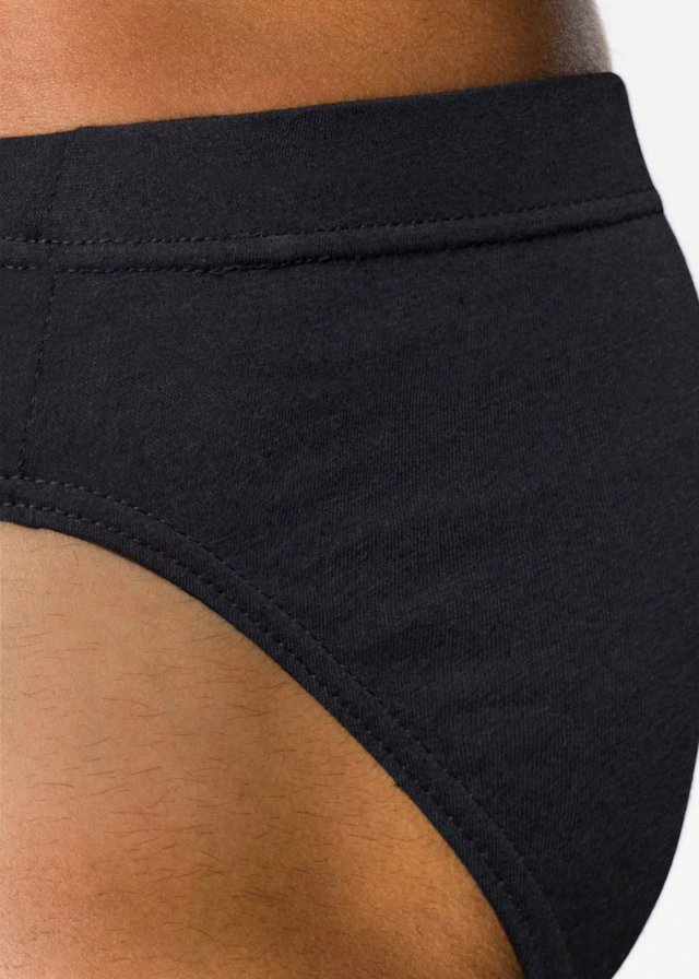 bonprix Maxislip Packung, 5 Stk. klassisch geschnittene Passform, sportive Optik, aus Baumwolle