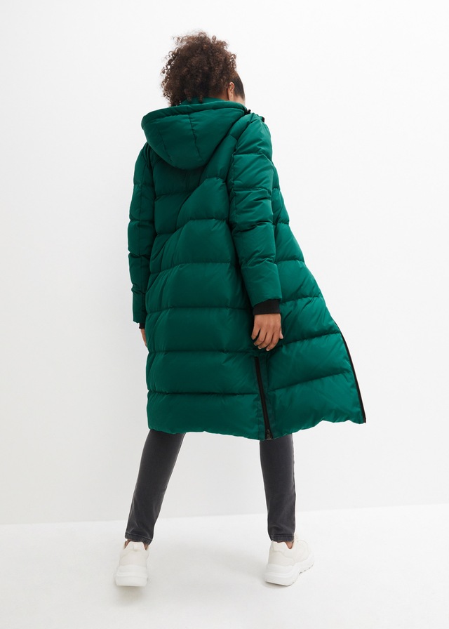 bonprix Steppmantel »Daunenmantel mit recycelter Daune und isolierender Wärmetechnologie« sportlicher Stil, mit 2-Wege-Reißverschluss, oversize, wasserabweisend
