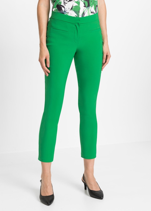 bonprix 7/8-Hose aus Viskose, Polyamid und Elasthan, Slim fit, femininer Stil