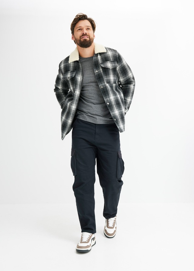 bonprix Langarmshirt »Langarmshirt (3er Pack)« Packung, 3 Stk. regular fit Passform, Rundhals-Ausschnitt, casual Stil, im 3er Pack