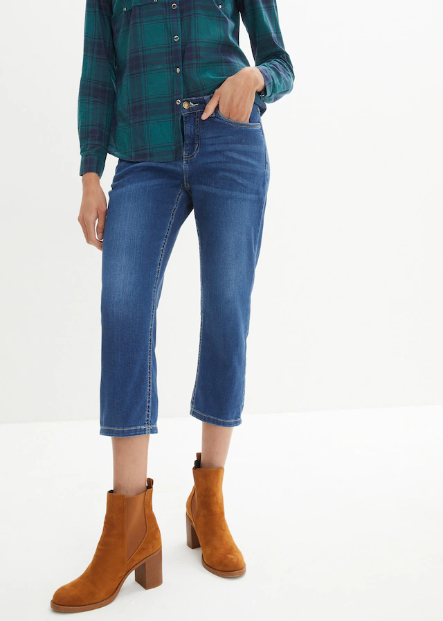bonprix 7/8-Jeans Slim fit Passform, schmale Beinform, 7/8-Länge