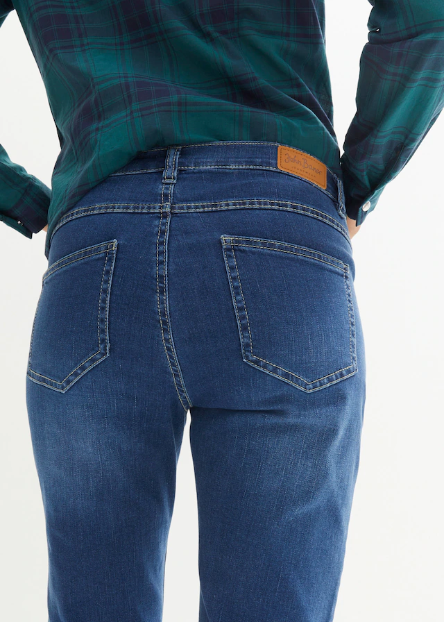 bonprix 7/8-Jeans Slim fit Passform, schmale Beinform, 7/8-Länge