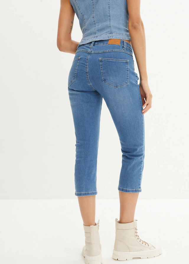 bonprix 7/8-Jeans Slim fit Passform, schmale Beinform, 7/8-Länge