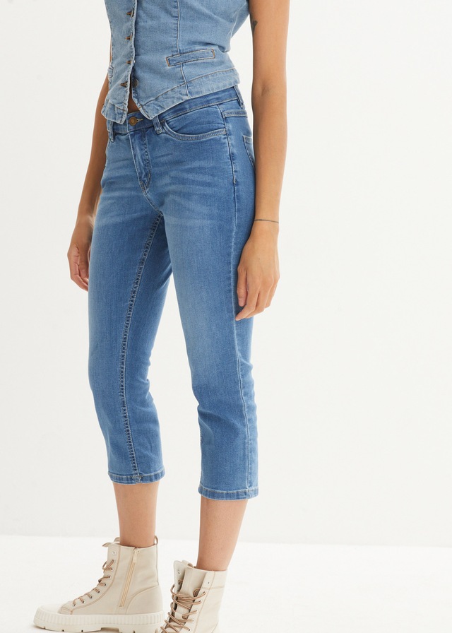 bonprix 7/8-Jeans Slim fit Passform, schmale Beinform, 7/8-Länge
