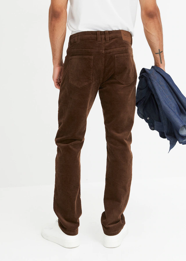 bonprix Cordhose »Regular Fit Stretch-Cordhose mit Komfortschnitt« aus Baumwolle und Elasthan, Regular Fit, Komfortschnitt