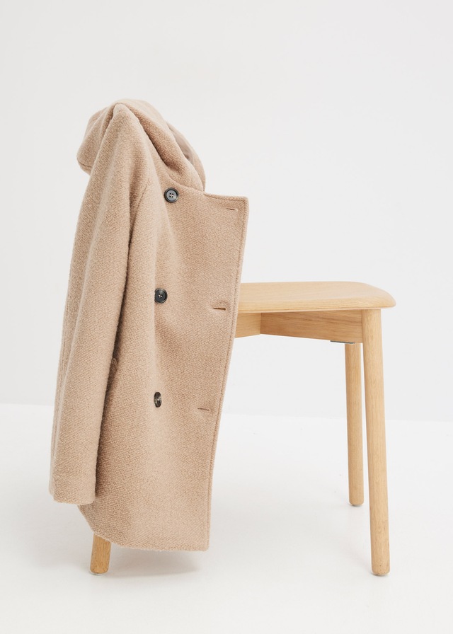 bonprix Cabanjacke mit Kapuze moderner Look, aus kuscheligem Bouclé-Material, mit Kapuze