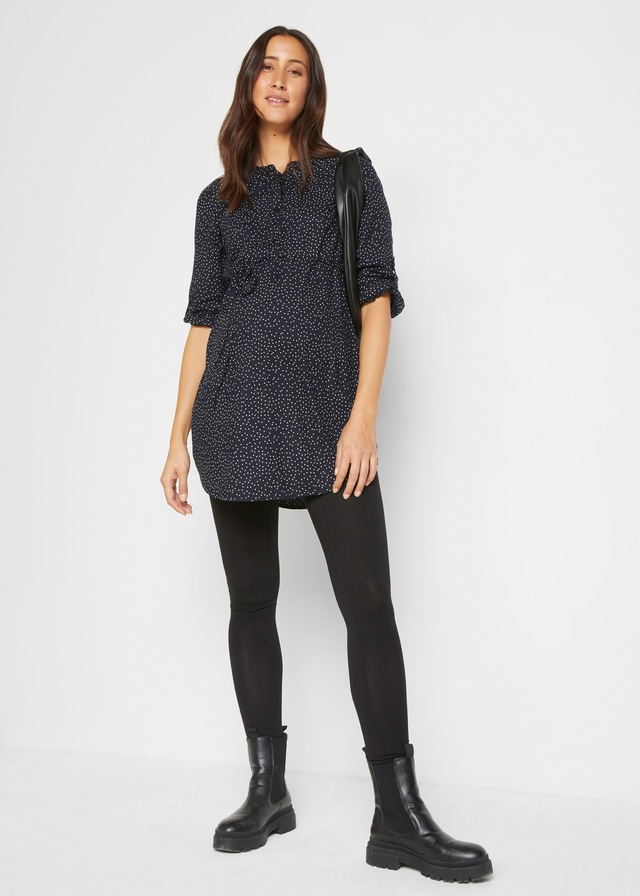 bonprix Umstandskleid als Kleid oder Bluse tragbar, aus Viskose, Loose Fit
