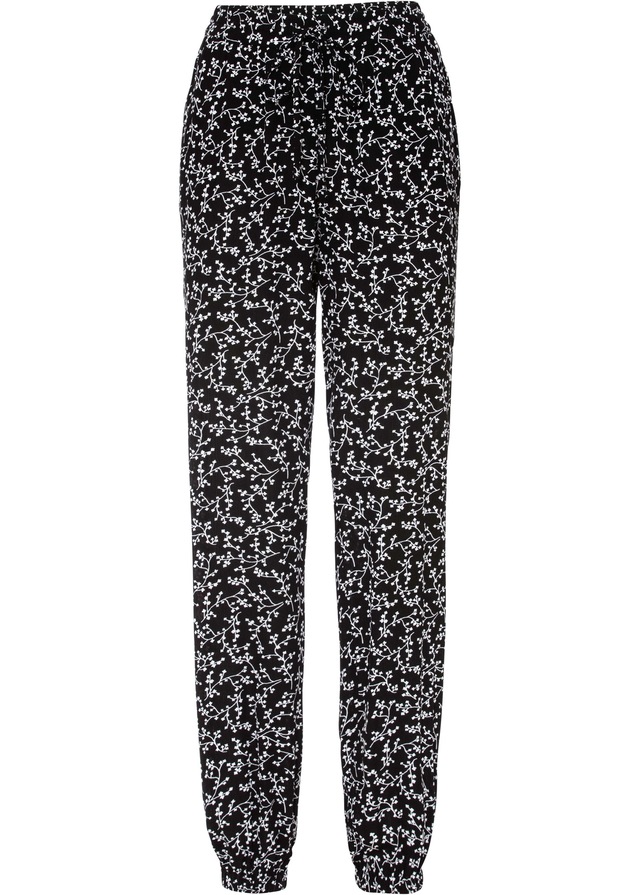 bonprix Schlupfhose »Schlupfhose aus reiner Viskose« aus Viskose, elastischer Bund, lockere Passform, eleganter Stil