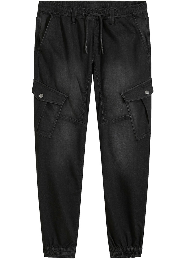 bonprix Jogg Pants »Regular Fit Jeans-Jogger mit Komfortbund, Straight« mit Komfortbund