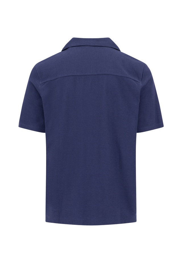 FYNCH-HATTON Kurzarmhemd Kurzarm, aus Baumwolle, Regular Fit, mit Logo Stickerei