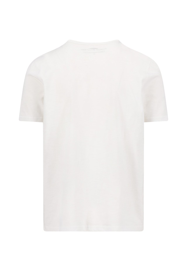 FYNCH-HATTON T-Shirt regular fit, unifarben, mit Logo Stickerei