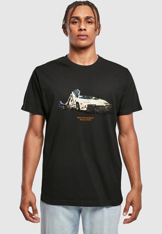 MisterTee T-Shirt »MisterTee Herren Weekend Wolf Tee« 1