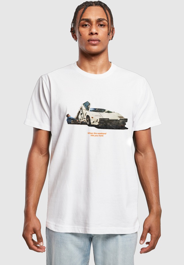 MisterTee T-Shirt »MisterTee Herren Weekend Wolf Tee« 1