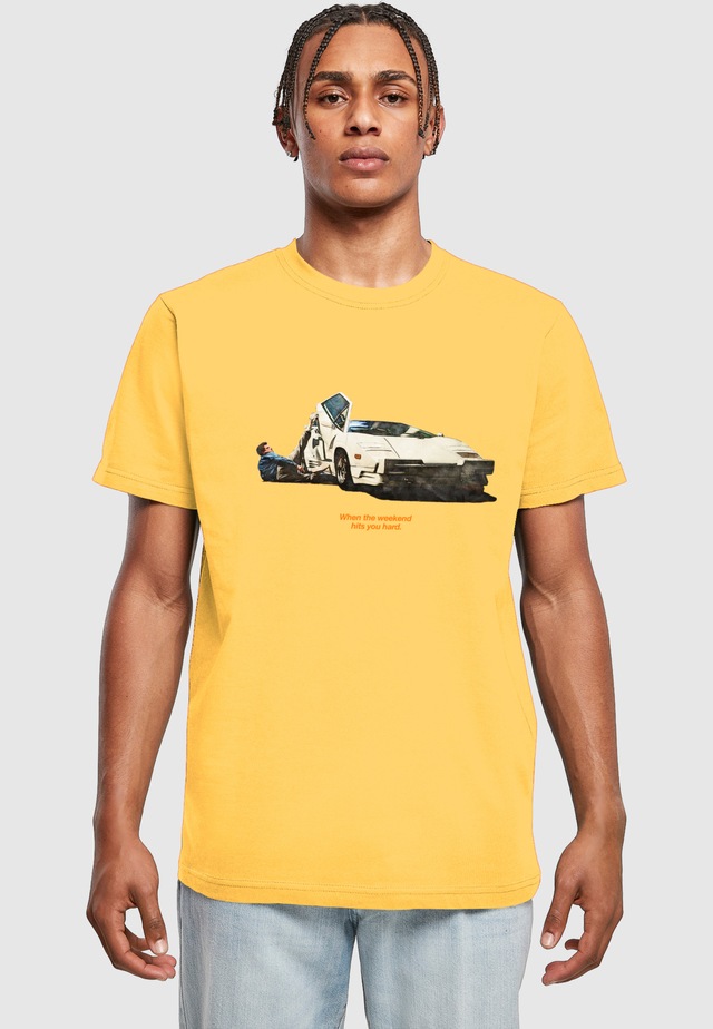 MisterTee T-Shirt »MisterTee Herren Weekend Wolf Tee« 1