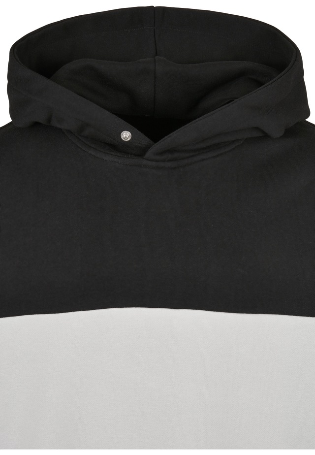 URBAN CLASSICS Rundhalspullover »Urban Classics Herren Upper Block Hoody« 1 Stk.