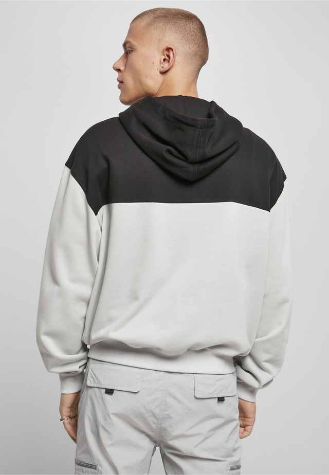 URBAN CLASSICS Rundhalspullover »Urban Classics Herren Upper Block Hoody« 1 Stk.