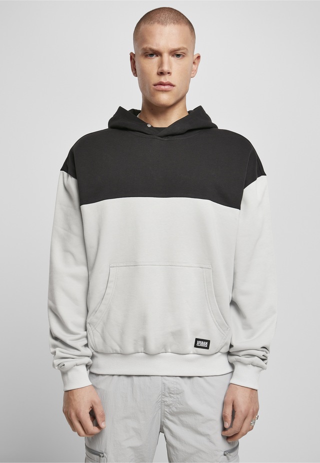URBAN CLASSICS Rundhalspullover »Urban Classics Herren Upper Block Hoody« 1 Stk.