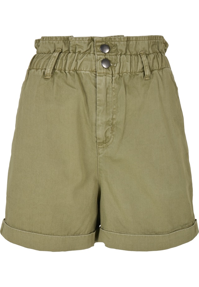 URBAN CLASSICS Stoffhose »Urban Classics Damen Ladies Paperbag Shorts«