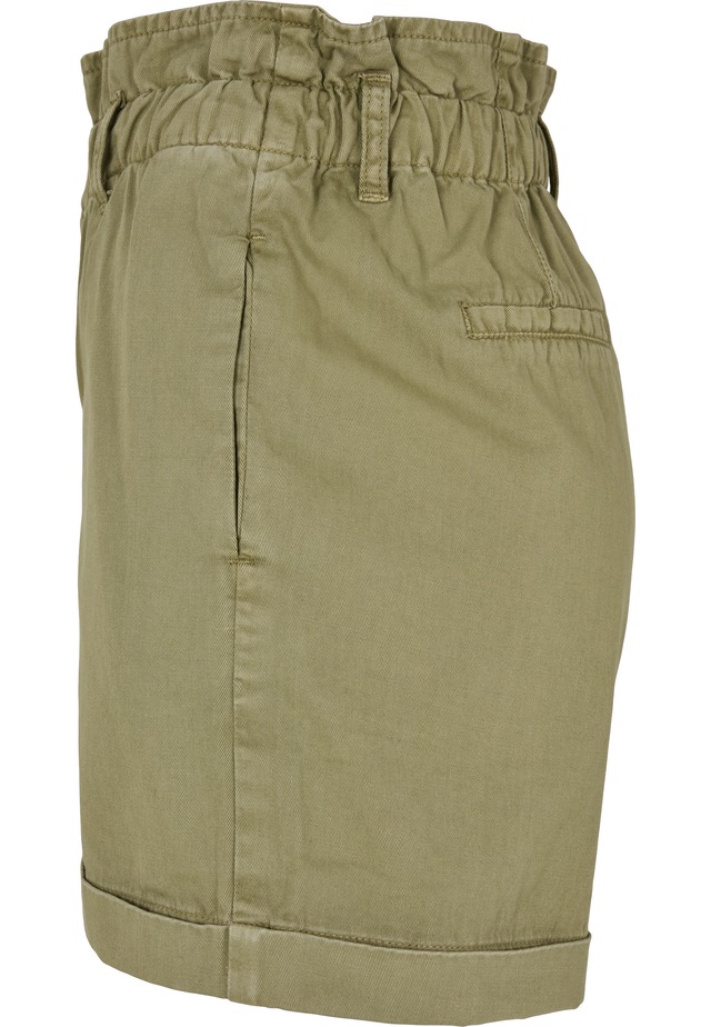 URBAN CLASSICS Stoffhose »Urban Classics Damen Ladies Paperbag Shorts«