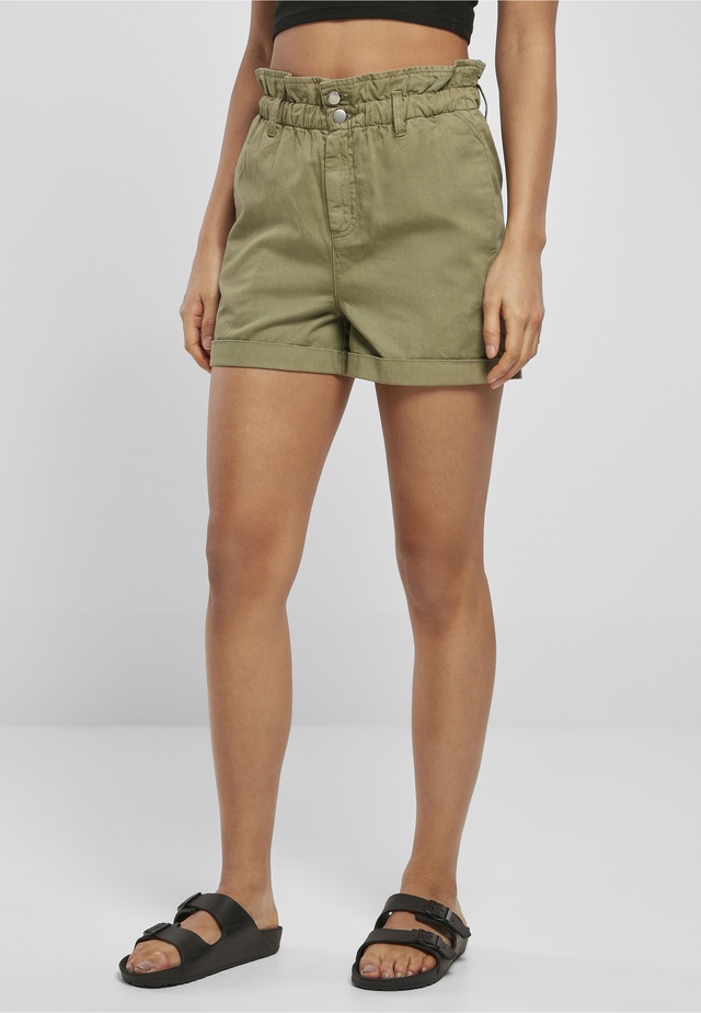 URBAN CLASSICS Stoffhose »Urban Classics Damen Ladies Paperbag Shorts«