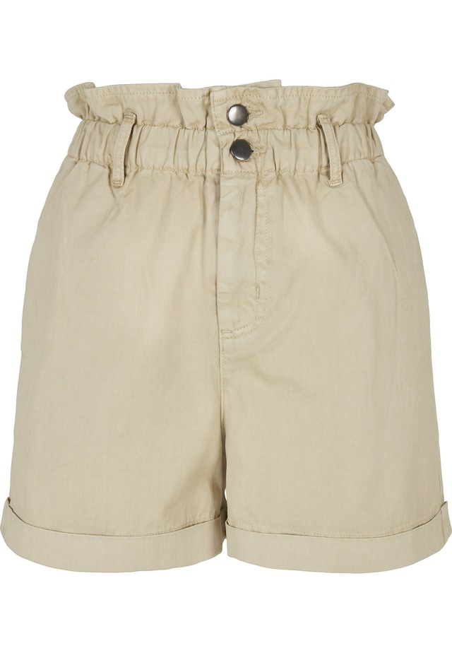 URBAN CLASSICS Stoffhose »Urban Classics Damen Ladies Paperbag Shorts«