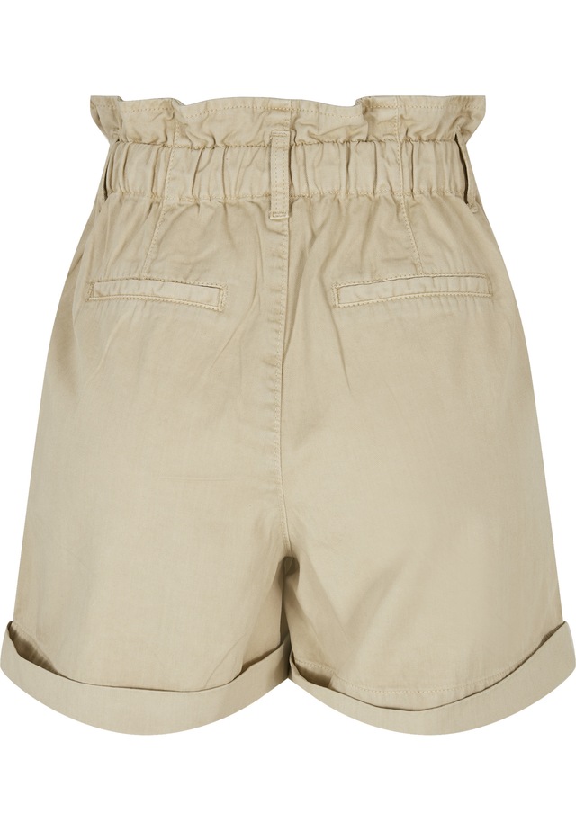 URBAN CLASSICS Stoffhose »Urban Classics Damen Ladies Paperbag Shorts«