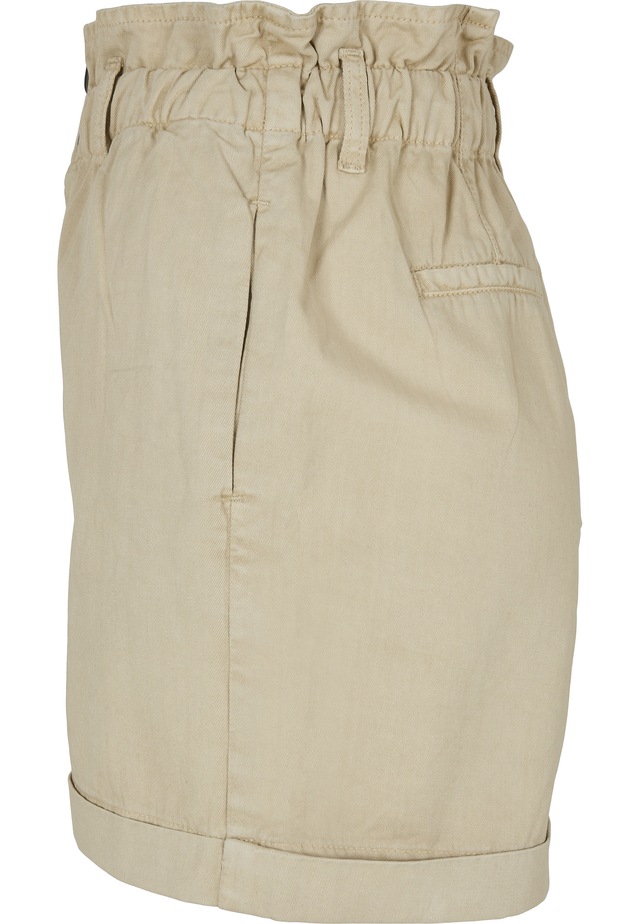 URBAN CLASSICS Stoffhose »Urban Classics Damen Ladies Paperbag Shorts«