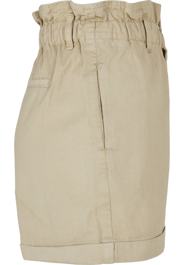 URBAN CLASSICS Stoffhose »Urban Classics Damen Ladies Paperbag Shorts«