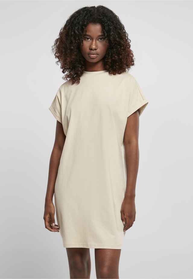 URBAN CLASSICS A-Linien-Kleid »Urban Classics Damen Ladies Rainbow Tee Dress« 1 Stk. tlg.