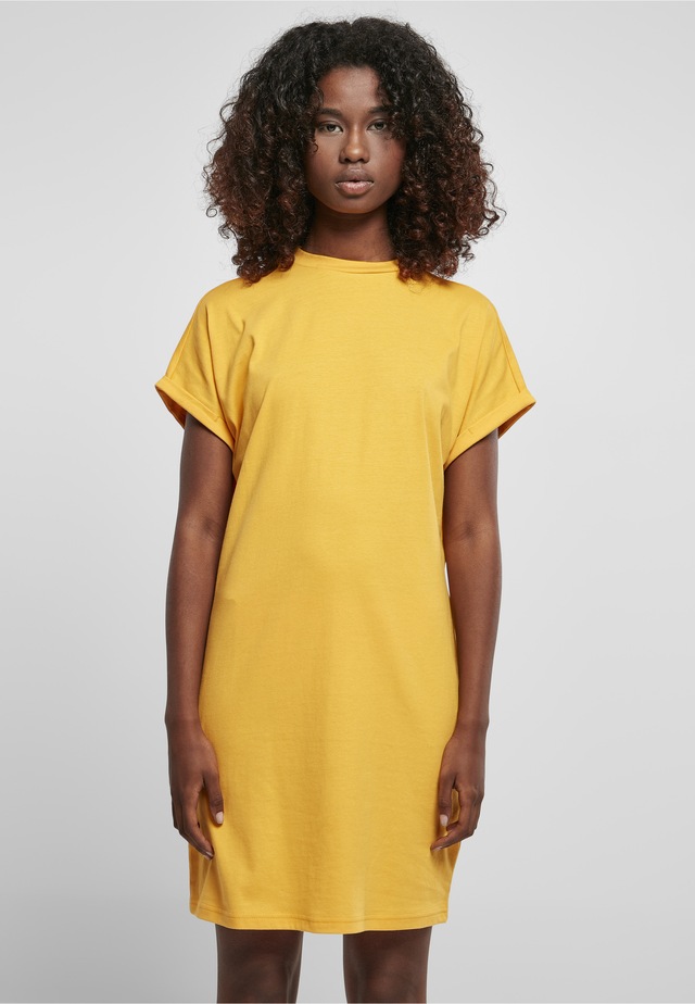 URBAN CLASSICS A-Linien-Kleid »Urban Classics Damen Ladies Rainbow Tee Dress« 1 Stk. tlg.