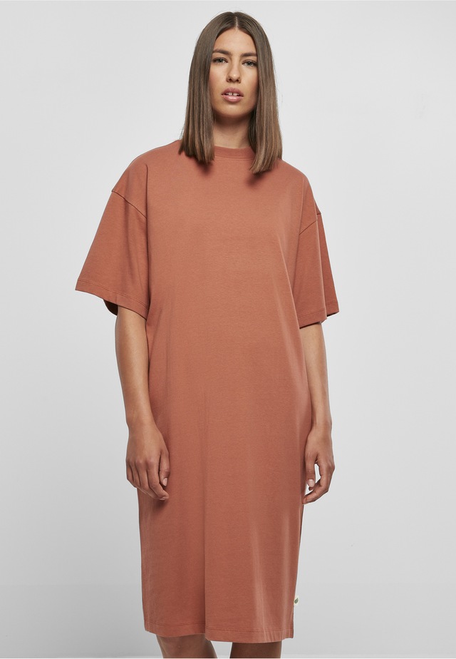 URBAN CLASSICS A-Linien-Kleid »Urban Classics Damen Ladies Organic Long Oversized Tee Dress« 1 Stk. tlg.