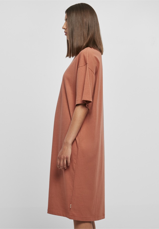 URBAN CLASSICS A-Linien-Kleid »Urban Classics Damen Ladies Organic Long Oversized Tee Dress« 1 Stk. tlg.
