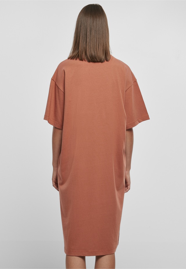 URBAN CLASSICS A-Linien-Kleid »Urban Classics Damen Ladies Organic Long Oversized Tee Dress« 1 Stk. tlg.
