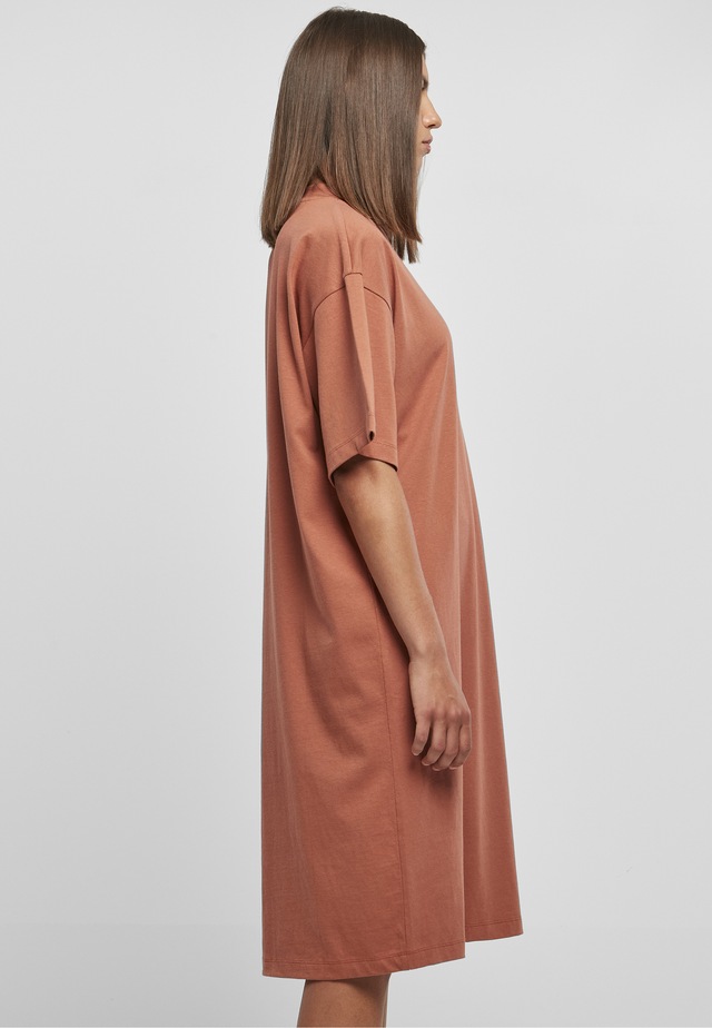 URBAN CLASSICS A-Linien-Kleid »Urban Classics Damen Ladies Organic Long Oversized Tee Dress« 1 Stk. tlg.