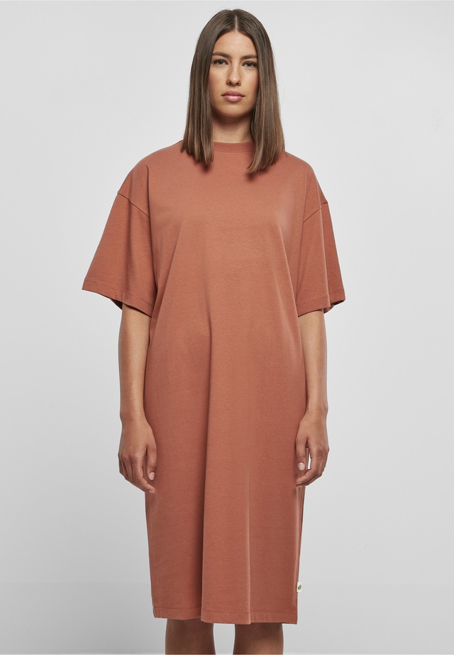 URBAN CLASSICS A-Linien-Kleid »Urban Classics Damen Ladies Organic Long Oversized Tee Dress« 1 Stk. tlg.