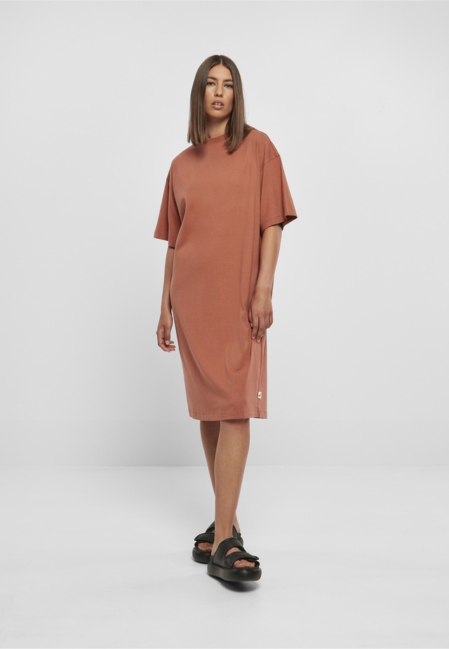 URBAN CLASSICS A-Linien-Kleid »Urban Classics Damen Ladies Organic Long Oversized Tee Dress« 1 Stk. tlg.