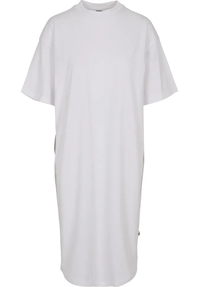 URBAN CLASSICS A-Linien-Kleid »Urban Classics Damen Ladies Organic Long Oversized Tee Dress« 1 Stk. tlg.