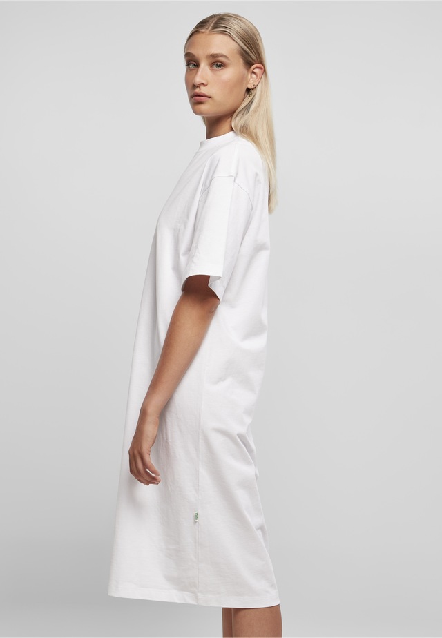 URBAN CLASSICS A-Linien-Kleid »Urban Classics Damen Ladies Organic Long Oversized Tee Dress« 1 Stk. tlg.