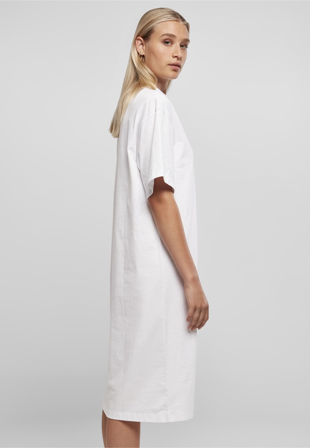 URBAN CLASSICS A-Linien-Kleid »Urban Classics Damen Ladies Organic Long Oversized Tee Dress« 1 Stk. tlg.